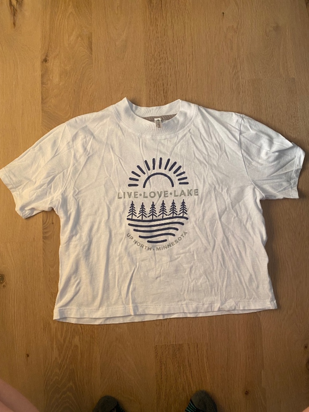 Live Love Lake Minnesota - Slightly Cropped Tshirt